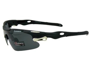 OKULARY POLARYZACYJNE SPORTOWE CZARNE NA ROWER LZ