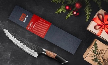 Японский нож из дамасской стали, 20 см, лезвие шеф-повара Курта