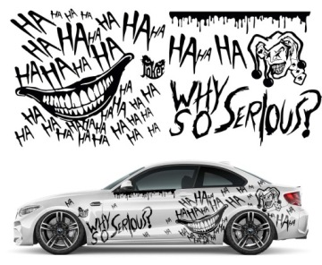 Samolepky na Auto Motiv Joker Ha Ha 93x420 cm