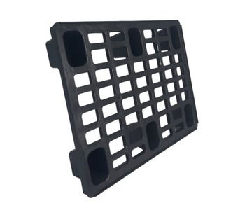 Ажурный пластиковый поддон с бортиком 80х60см.