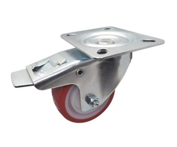 КОМПЛЕКТ 4 шт. ФИКСИРОВАННЫЙ РУЛЕВОЙ КОЛЕСО 80 мм NO SKY 600 КГ ШАРИКОВЫЙ ПОДШИПНИК