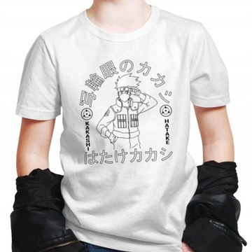 Koszulka dziecięca Naruto Kakashi manga anime M