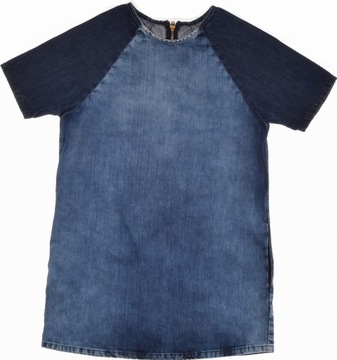 TOPSHOP PETITE tunika damska Jeansowa XS