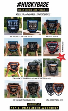 СВЕТОДИОДНАЯ ЛАМПА DUAL.5 HUSQVARNA 701 SM ENDURO 16- СИНЯЯ