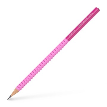 Ołówek grip Faber-Castell HB dwa odcienie różowy