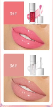 Масло для губ 6 шт. Блестящая краска для губ Hydra Glass Lip Glaze Lip Oil