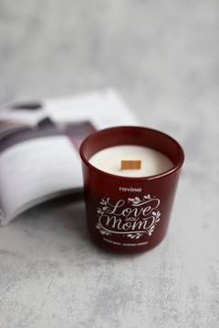 LOVE YOU MOM dla mamy dzień matki Świeca Zapachowa na PREZENT Świeczka