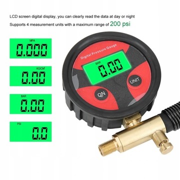 Цифровой манометр для измерения давления в шинах