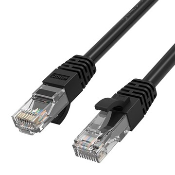 Orico Kabel sieciowy ethernet RJ-45 Cat. 6, 20 m do 1Gbps, czarny