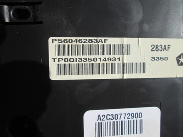 DODGE CHARGER 3.6 5.7 PŘÍSTROJOVÁ DESKA BUDÍKY P56054732AB