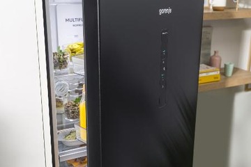 Холодильник Gorenje NRK620EABXL4 AdaptTech NoFrost Черный 200см 331л 60см Crips