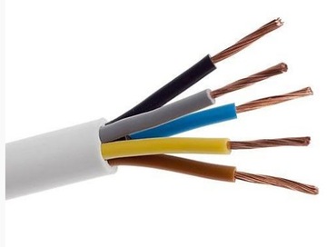 Przewód elektryczny linka OWY 5x0,75 1m 300V