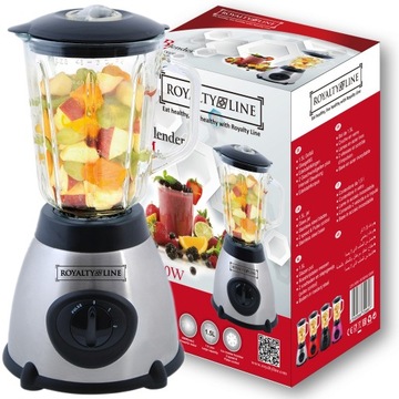 Blender kielichowy 800 W srebrny/szary