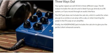 DC30 Preamp Przedwzmacniacz Gitarowy TC Electronic