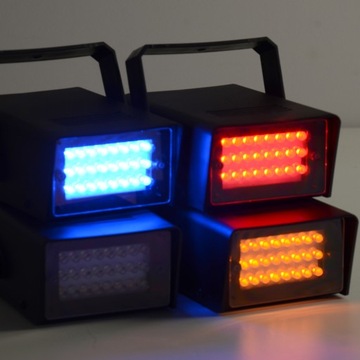 Светодиодный стробоскоп, 4 шт., 4 цвета, белый, красный, синий, желтый, комплект Beamz