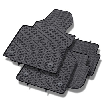 РЕЗИНОВЫЕ КОВРИКИ для минивэна VW Volkswagen Touran II 2010-2015 гг.