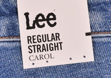 LEE spodnie HIGH straight blue CAROL _ W36 L30