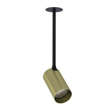 Lampa 1 punktowa podtynkowa MONO SURFACE LONG S 10W GU10 | mosiądz