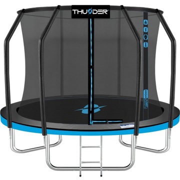 MOCNA Trampolina dla dziecka 183CM wew. siatka ochronna SOLIDNA 6FT ZABAWA