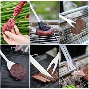 Набор аксессуаров для барбекю, принадлежности для барбекю 21IN1 + 4X MATS