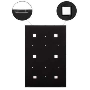 DUŻA RAMKA 24 ZDJĘCIA FOTORAMA 86x57cm MULTI FOTO GALERIA KOLAŻ CZARNA