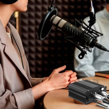 Фантомное питание 48 В USB-C для микшерных микрофонов XLR