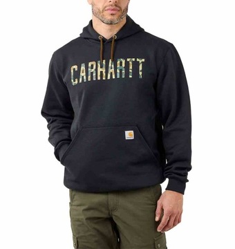 Bluza Carhartt Midweight Camo Logo Black