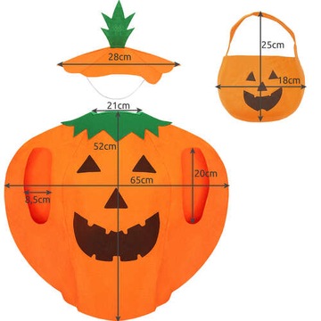 Strój kostium przebranie dynia dyni halloween