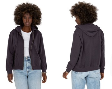 Bluza Damska Basic rozpinana z kapturem - S