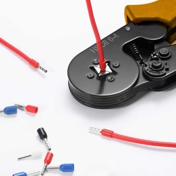 Кримпер для наконечников 0,25-10мм + автоматическая регулировка съёмника изоляции