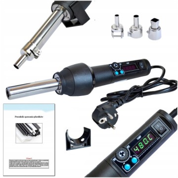 SPAWARKA DO PLASTIKU PRZENOŚNA MOCNA SPAWARKA WEP 8858-I + 3X DYSZA