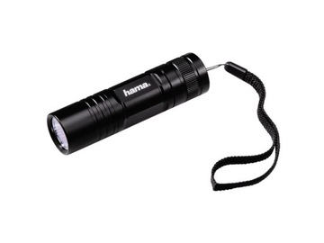 Czarna latarka HAMA Led Regular R-103