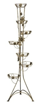 KWIETNIK METALOWY STOJAK NA 7 KWIATY 175CM 131A