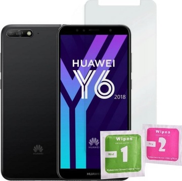 Чехол для HUAWEI Y6 2018 SMART MAGNET+ ЗАКАЛЕННОЕ СТЕКЛО