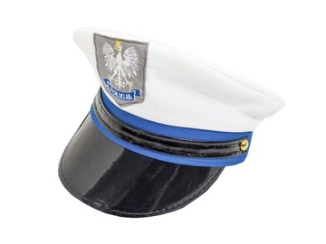 CZAPKA STRÓJ POLICJANT - POLICJANTKA DRGÓWKA POLIC