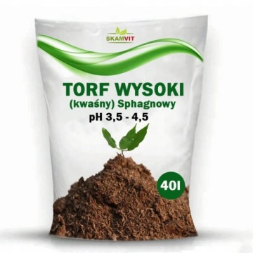 ВЫСОКОКИСЛЫЙ СФАГНОВЫЙ ТОРФ 40Л, ЗЕМЛЯНОЙ СУБСТРАТ
