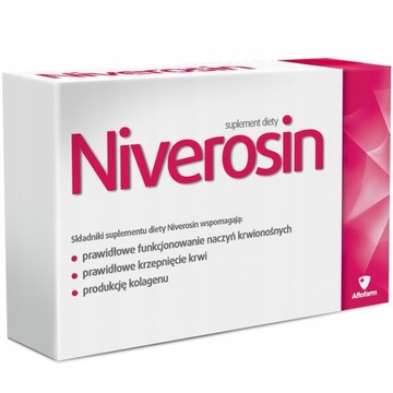 NIVEROSIN 30 tabletek NACZYNKA pajączki cera naczy
