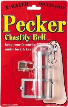 KAGANIEC NA PENISA CHASTITY BELT PAS CNOTY KŁÓDKA