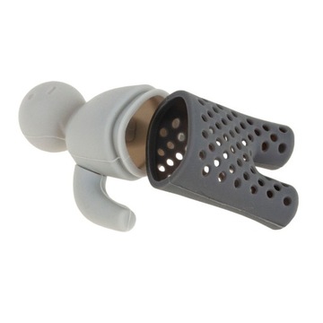 ZAPARZACZ DO HERBATY ZIÓŁ LUDZIK SILIKONOWY SITKO