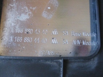 ZDERZAK - SPOILER - TYŁ - MERCEDES ML W166 AMG