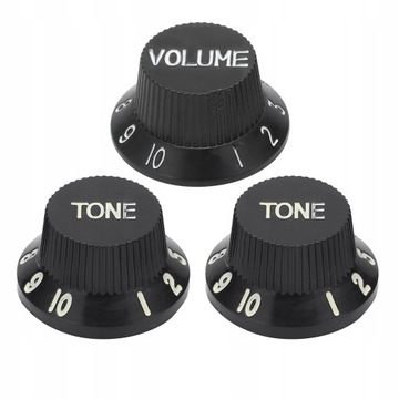 GAGAHAO 3pcs guitar control knob 1 volume 2