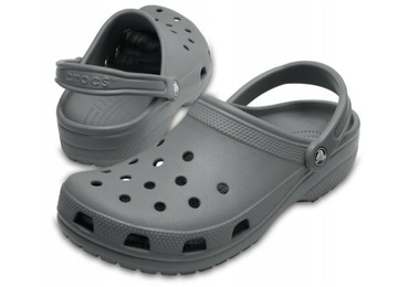 klapki crocs classic męskie sportowe lekkie chodaki szare r 42-43 M9/W11