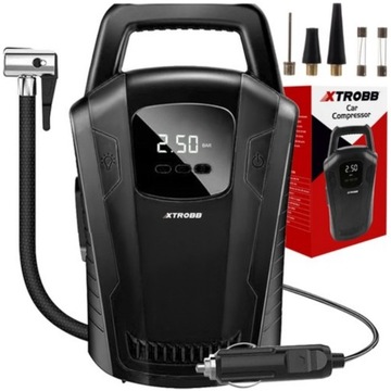 Kompresor Samochodowy 12V Pompowania Opon Pompka Sprężarka Elektryczna LED