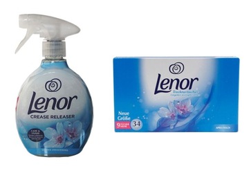 Lenor Spring Awakening zestaw żelazko spray 500 ml i chusteczki zapachowe