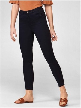 Spodnie skinny fit granatowy Orsay 38