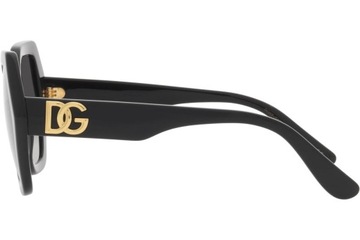 Okulary przeciwsłoneczne Dolce & Gabbana DG4406 501/8G czarne muchy