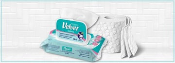 Туалетная бумага VELVET INTIMA 48 увлажненная