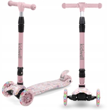 HULAJNOGA TRÓJKOŁOWA DLA DZIEWCZYNKI Kidwell VENTO JEDNOROŻCE JEDNOROŻEC