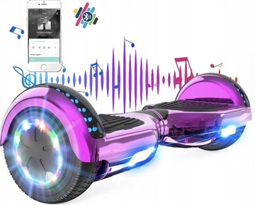 ЭЛЕКТРИЧЕСКИЙ СКЕЙТБОРД ДЛЯ ДЕВОЧКИ С МУЗЫКОЙ, Ховерборд, Гокарт