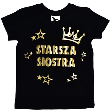 Koszulka STARSZA SIOSTRA, urodziny 86